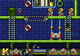 Man Overboard screenshot 3 for Sega Mega Drive